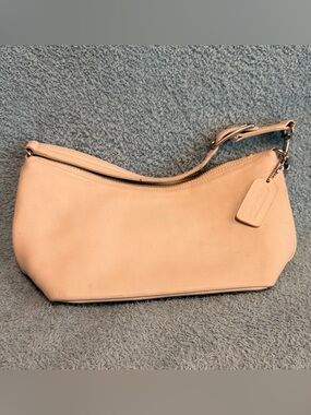 Vintage Coach 9596 Y2K Legacy Leather Hobo Small Shoulder Bag White With Tag